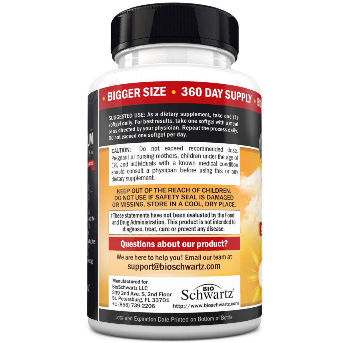 BioSchwartz Vitamin D3 5000 IU Immune Support - 360 Softgels - image 8