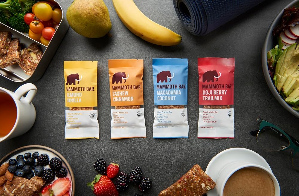 Mammoth Bar Organic Clean Protein Bars Variety Pack - 10-Pack - image 2