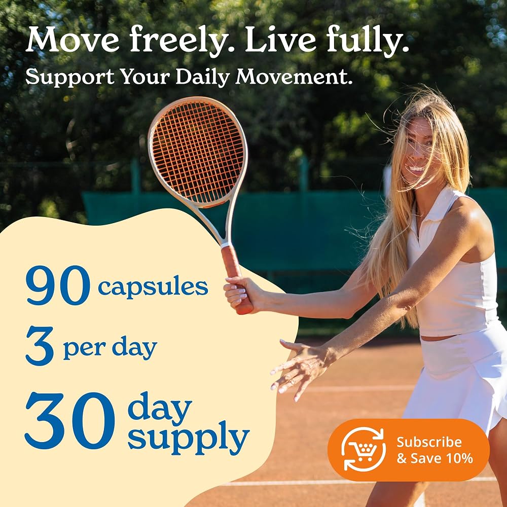 Calgee Organic Turmeric Curcumin Joint Support - 90 Capsules - image 4
