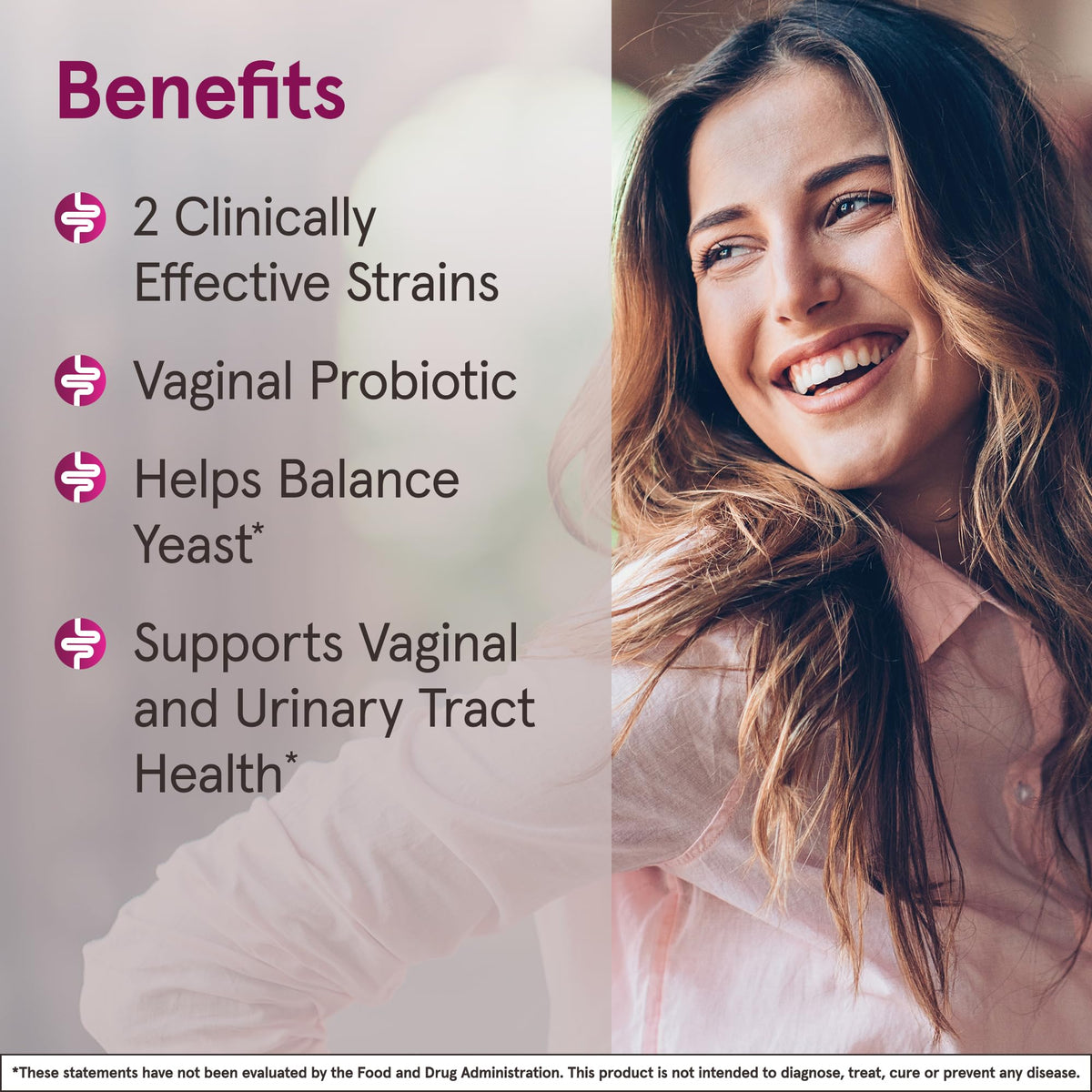 Jarrow Formulas Fem-Dophilus Probiotics 1 Billion CFU with 2