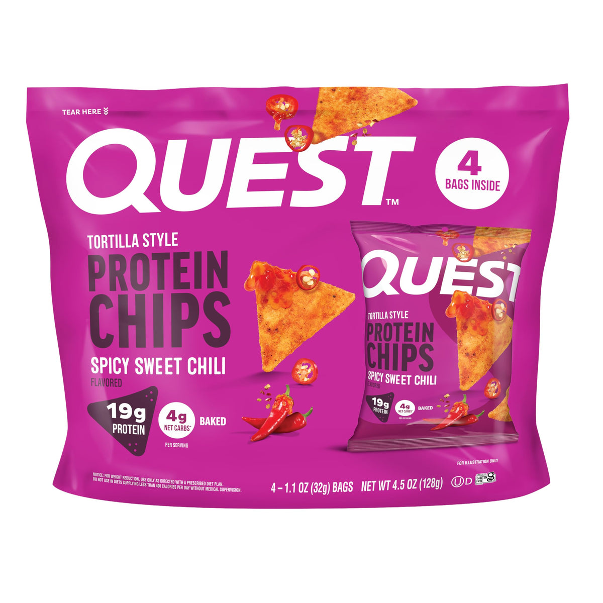 Quest Nutrition Loaded Taco Tortilla Style Protein Chips