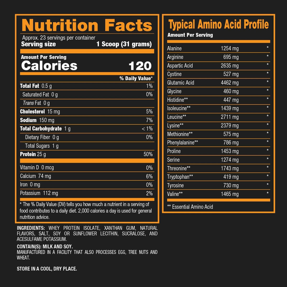 BPI Sports ISO HD Isolate Protein Powder Vanilla Cookie - 23 Servings - image 8