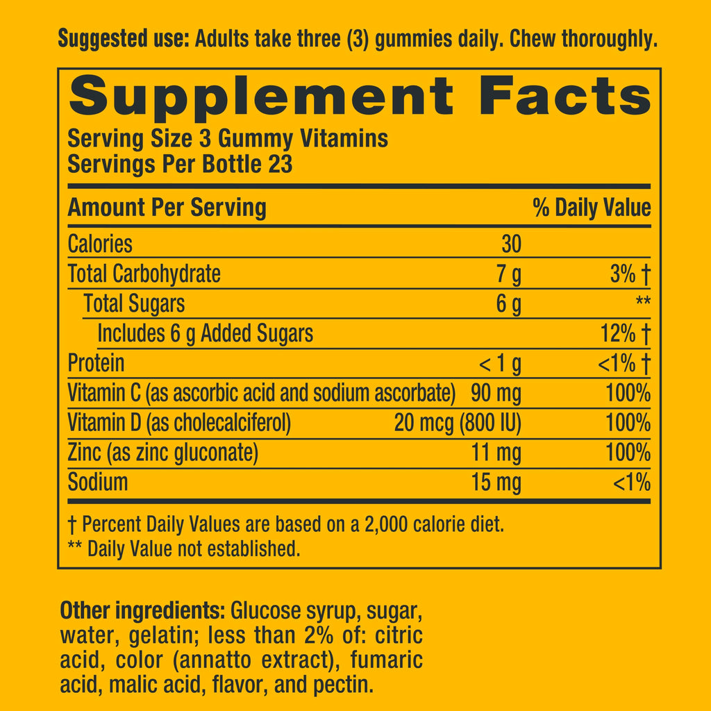 Zicam Daily Immune Support Gummy Supplement - 70 Count - image 8