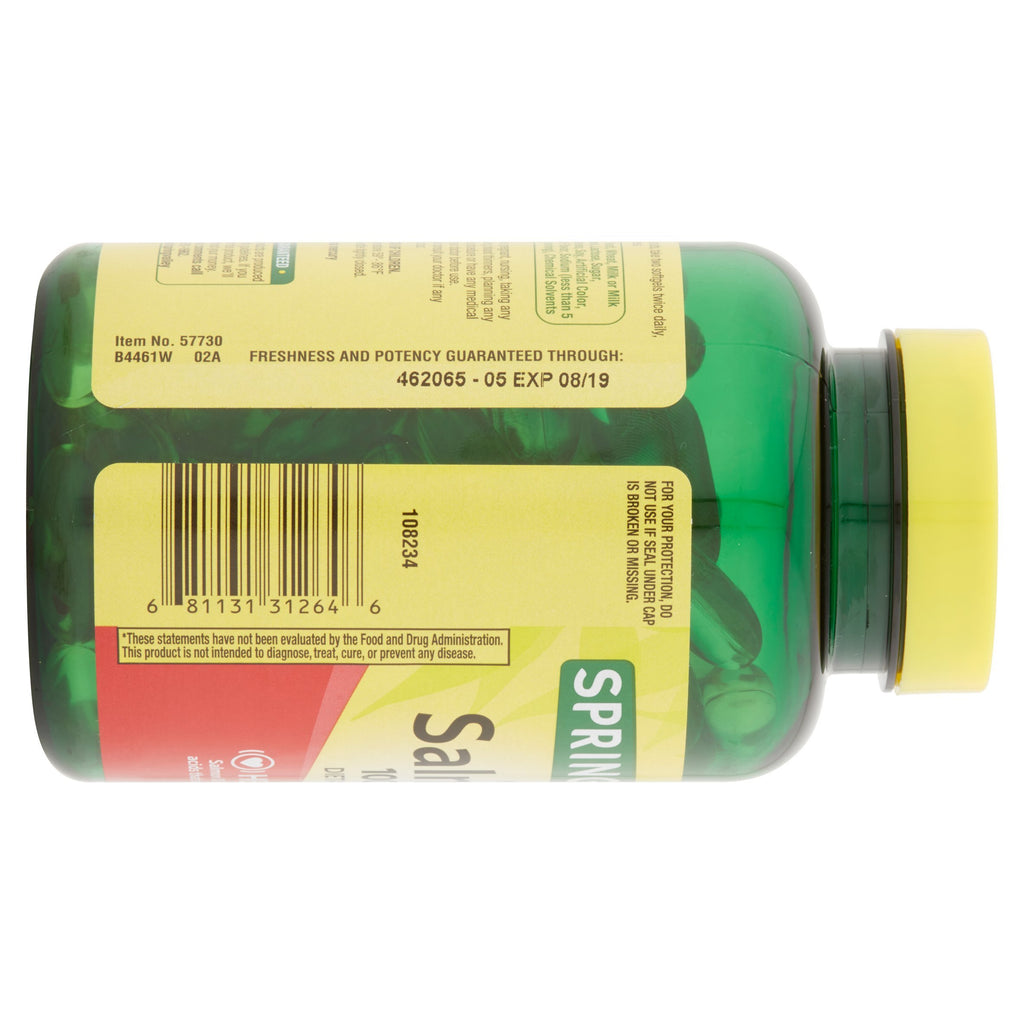 Spring Valley Salmon Oil 1000 mg - 120 Softgels - image 4