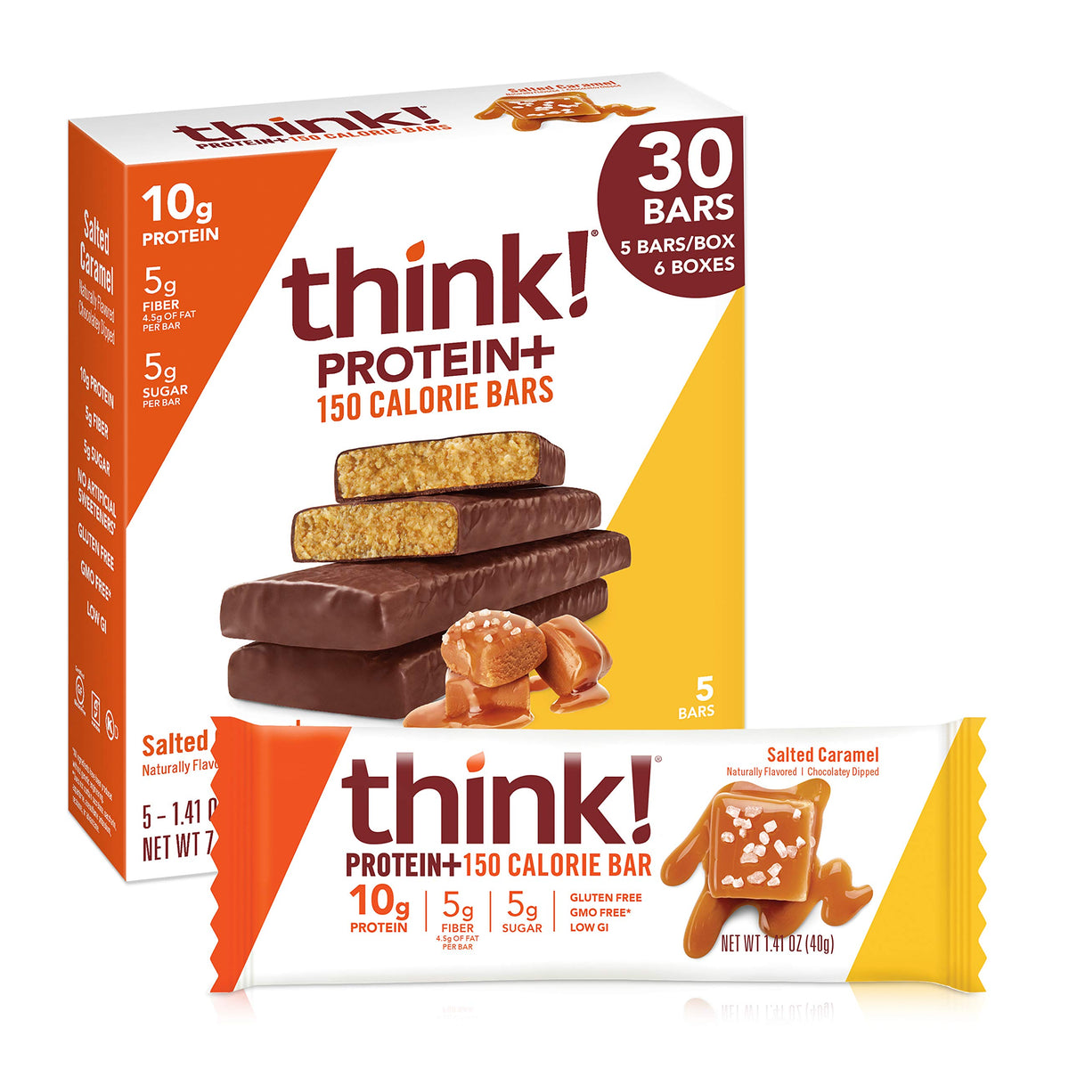 thinkThin think! think! Protein Bars with Chicory Root for Fiber