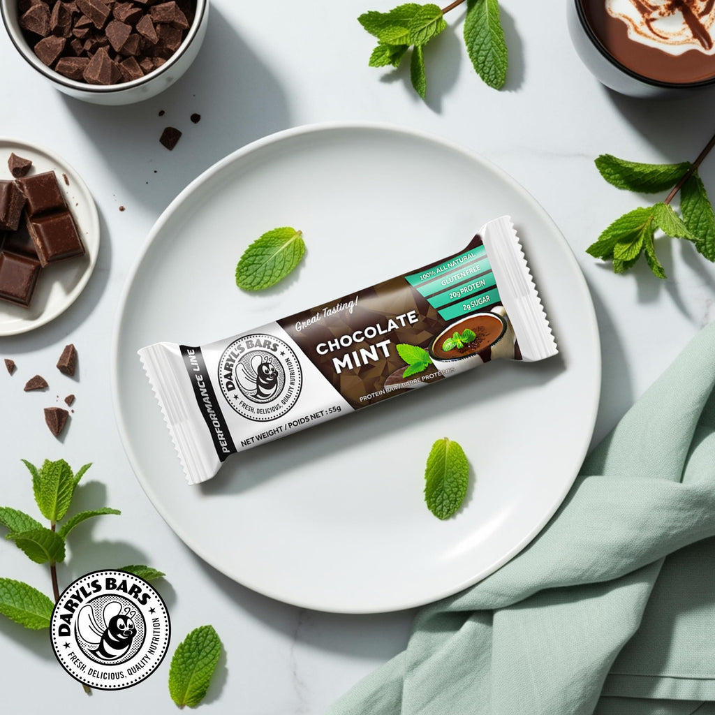Daryl's Bars Chocolate Bars with a yummy chocolaty taste and Energy