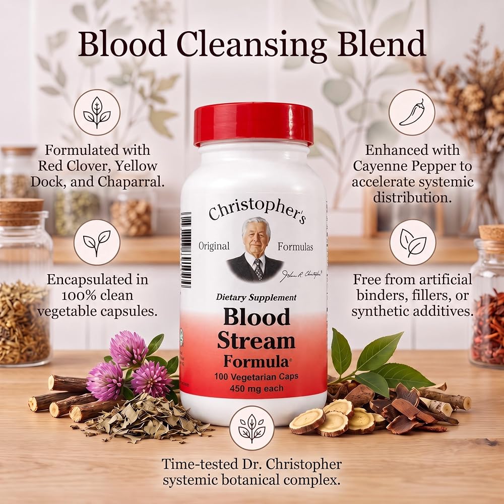 Christopher's Original Formulas Blood Stream Formula - 200 Capsules - image 4