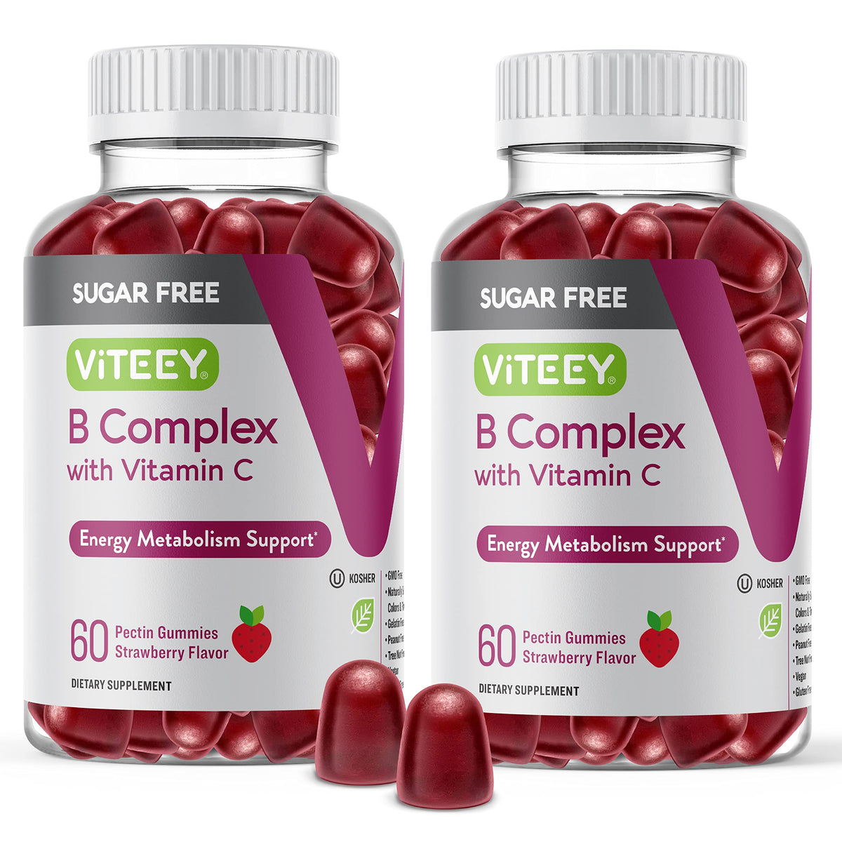 Viteey Sugar Free B-Complex Gummies