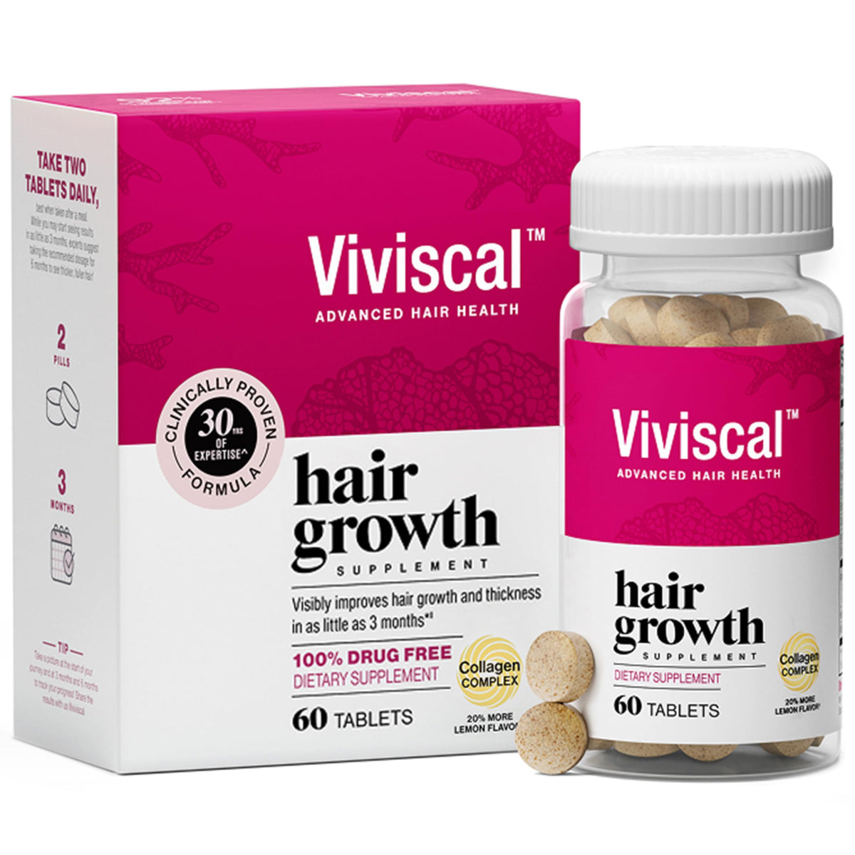 Viviscal Hair Growth Supplements for Women - 60 Tablets