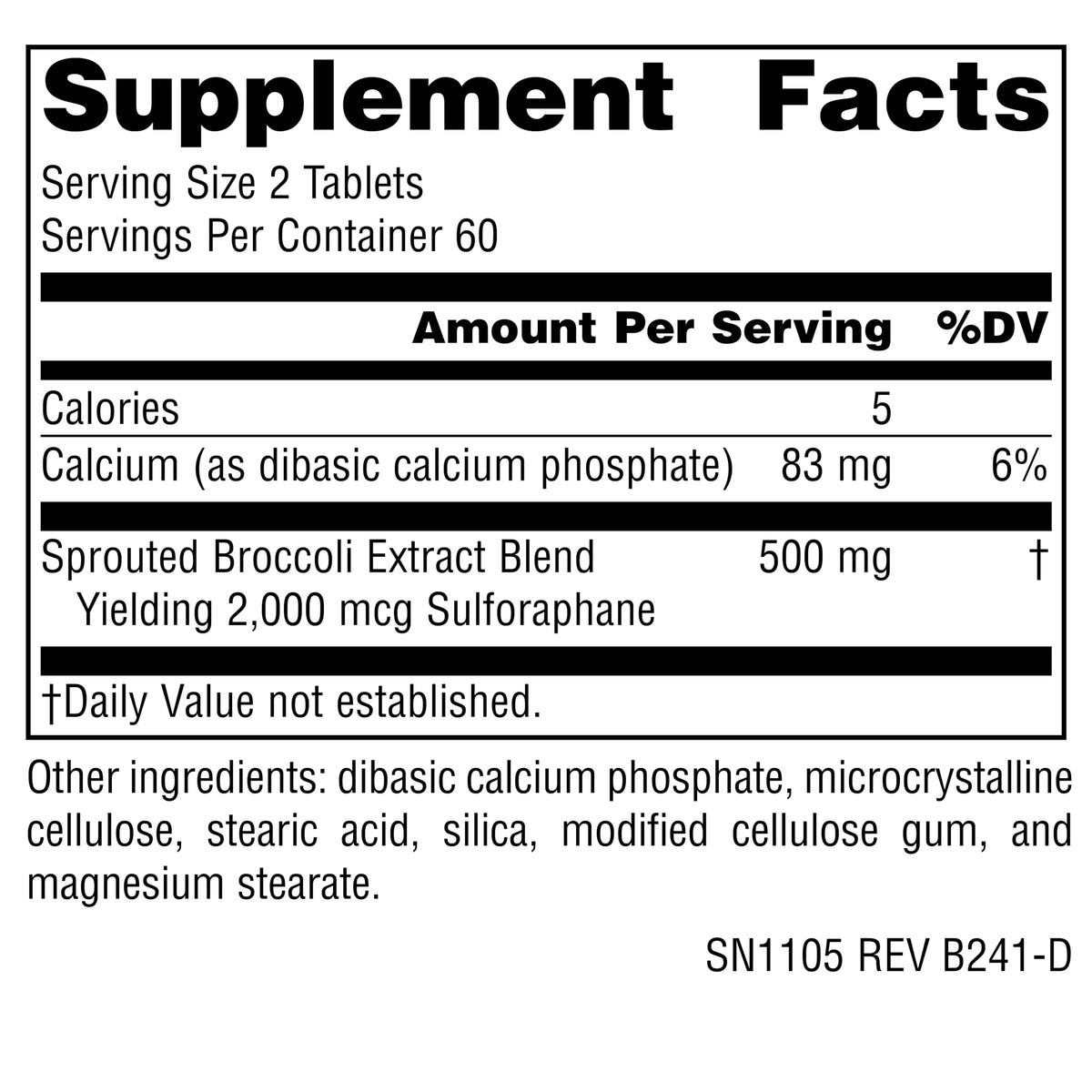 Source Naturals Broccoli Sprouts Extract 250 mg - 120 Tablets - image 2