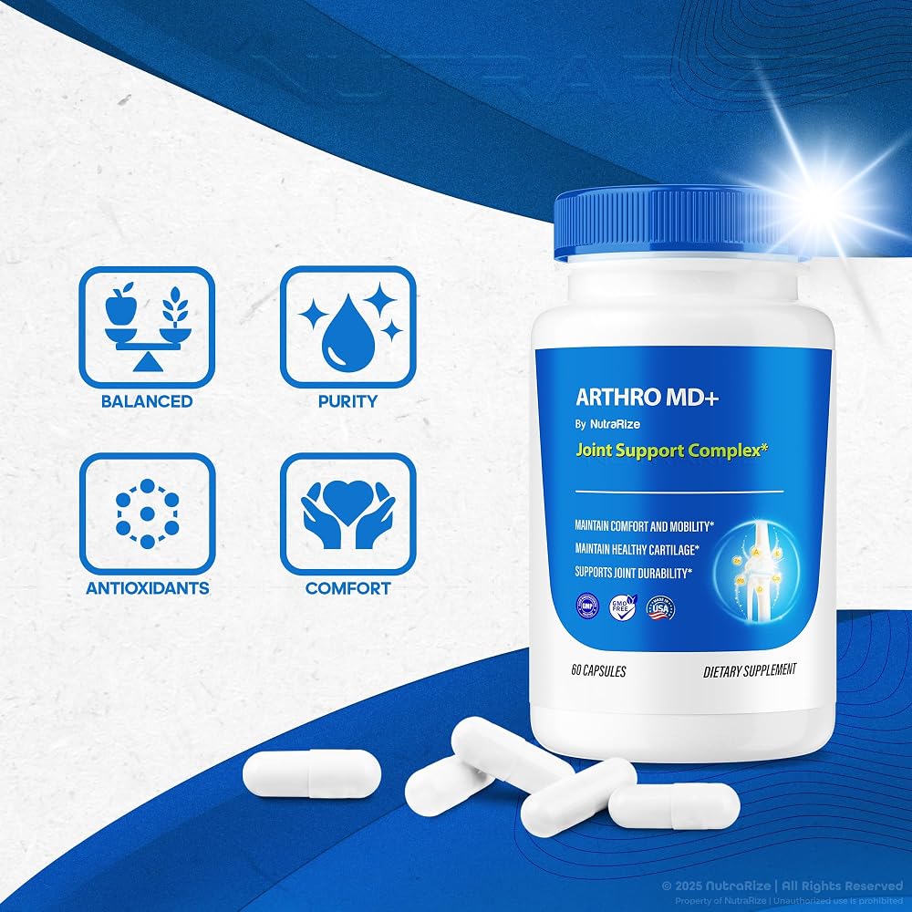 NutraRize Arthro MD+ Joint Support Capsules - 180 Capsules - image 5