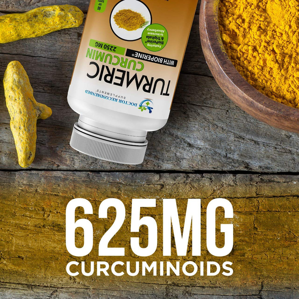 DOCTOR RECOMMENDED SUPPLEMENTS Turmeric Curcumin with Bioperine