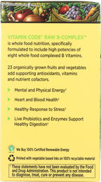 Garden of Life Raw B Complex Vitamin Code - 60 Vegan Capsules - image 6