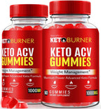 NutraRize Keto Burner ACV Gummies - 120 Gummies (2 Pack)