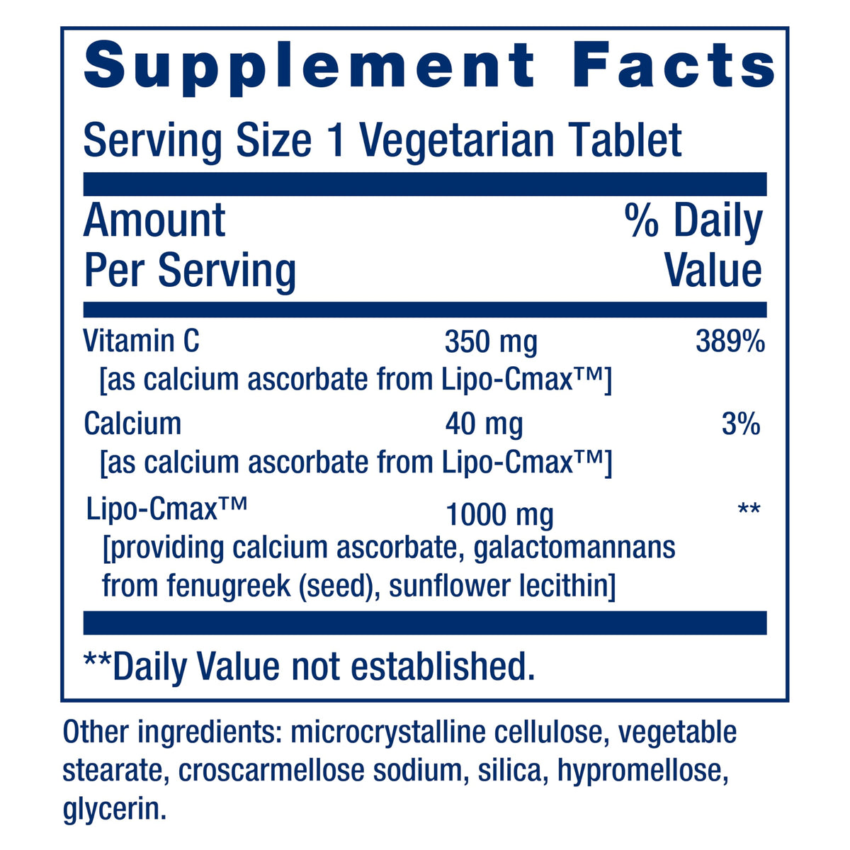 Life Extension Vitamin C 24-Hour Liposomal Hydrogel - 60 Tablets - image 3