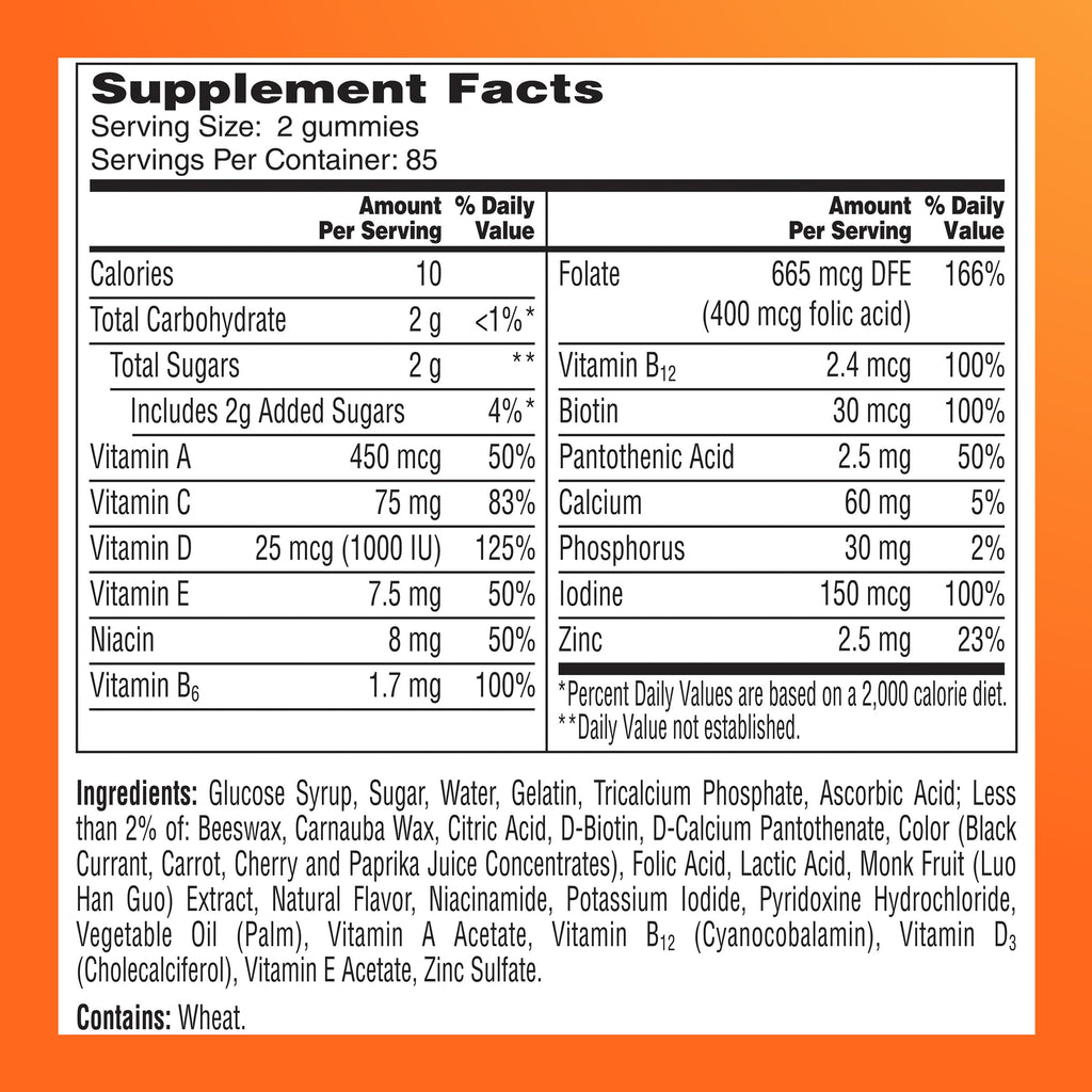 One A Day Women’s Multivitamin Gummies Set
