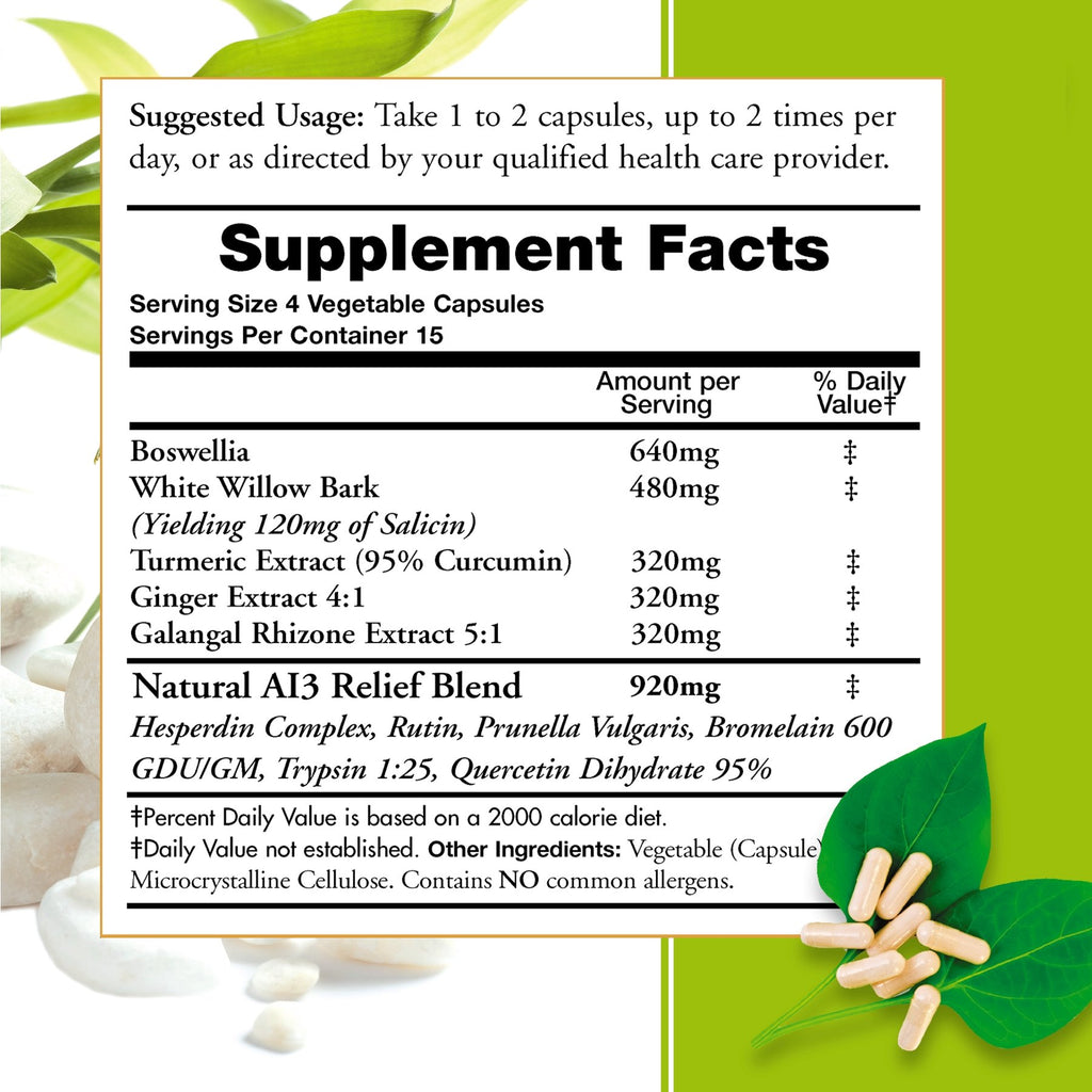 Moms For Nutrition InflamCare 3000MG Essential Synergy - 60 Capsules - image 5