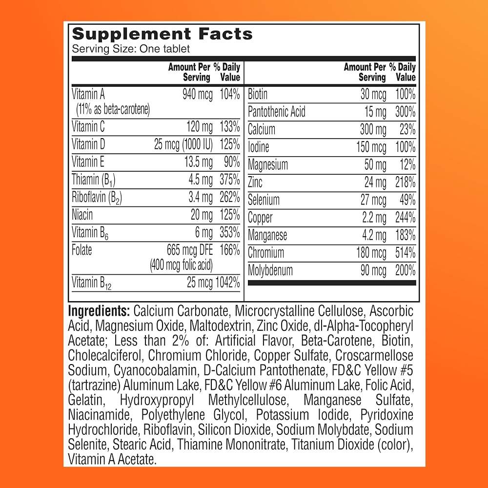 One A Day Women 50+ Multivitamin - 100 Tablets - image 8