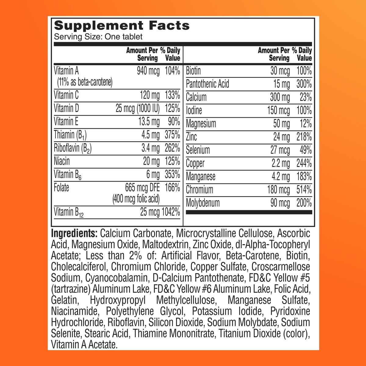 One A Day Women 50+ Multivitamin Tablets - 65 Count - image 9
