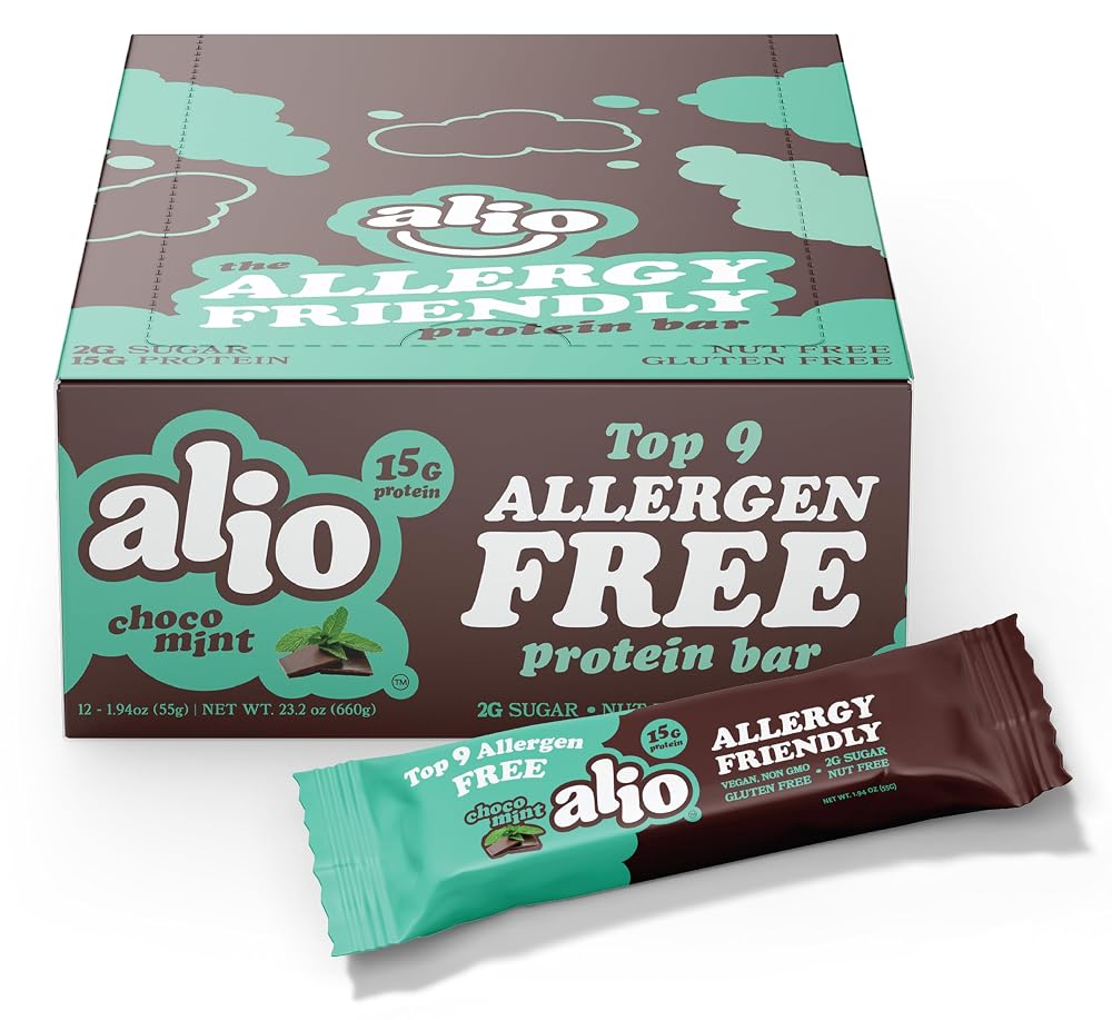 Alio Protein Bars Choco Mint - 12 Bars