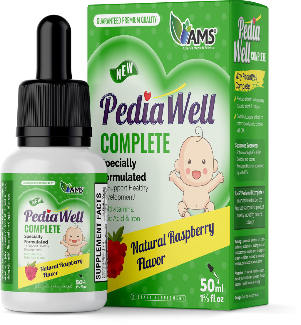 America Medic & Science PediaWell Complete Liquid Multivitamin - 50 mL