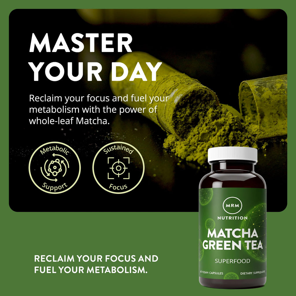 MRM Matcha Green Tea Capsules - 60 Capsules - image 6