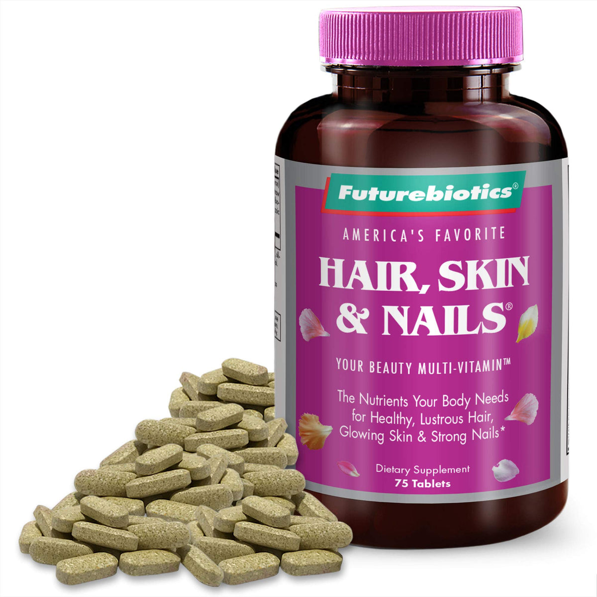 Futurebiotics Hair, Skin & Nails Beauty Multivitamin - 75 Tablets