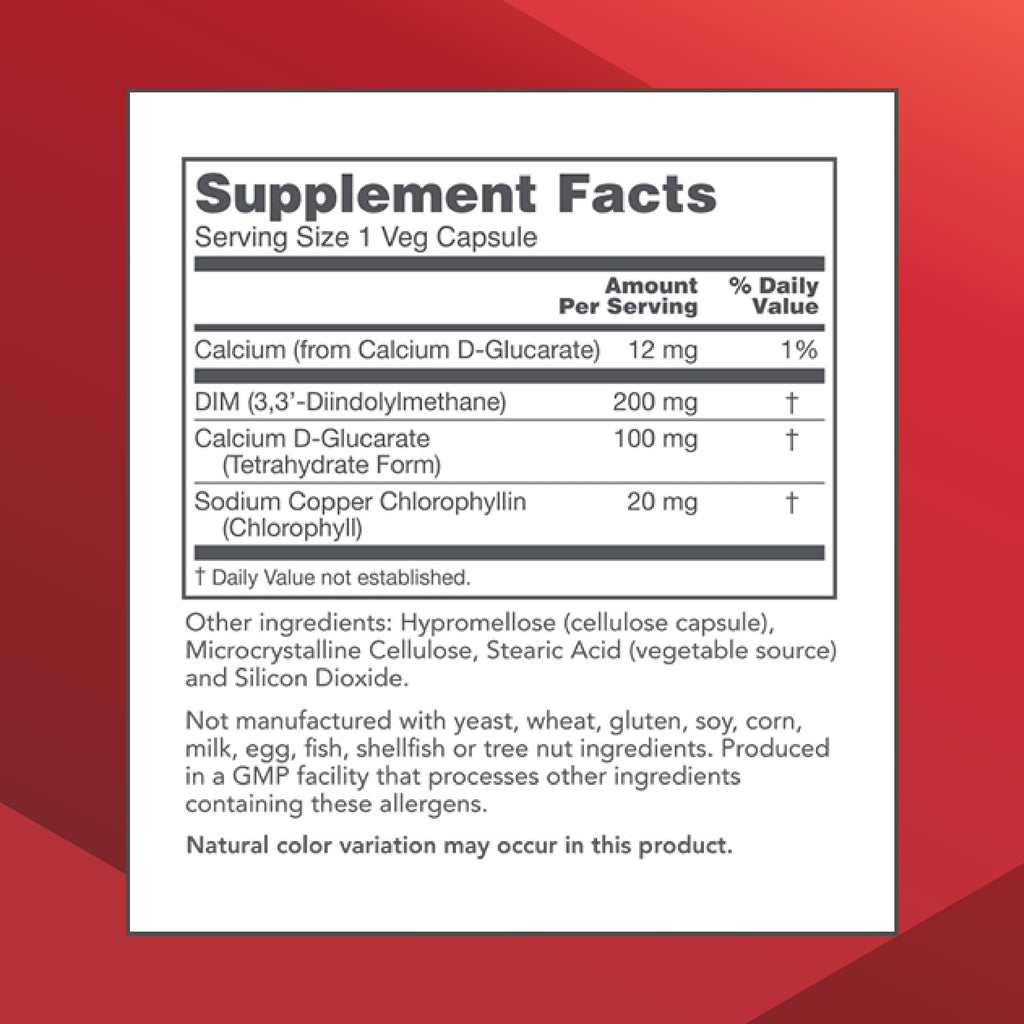 Protocol for Life Balance DIM 200 Plus CDG - 90 Vegetarian Capsules - image 2