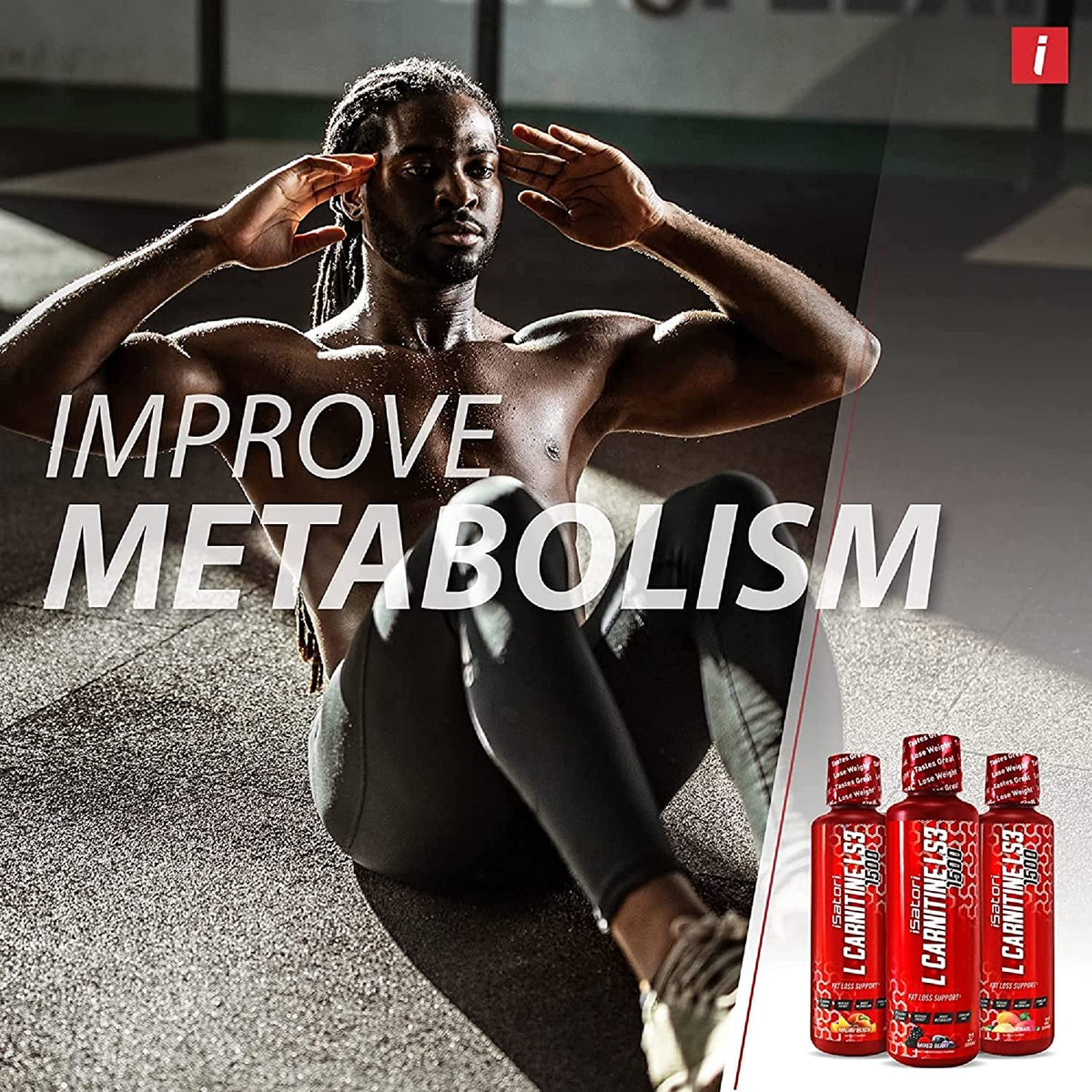 iSatori L-Carnitine LS3 3000 - Boost Energy & Metabolism
