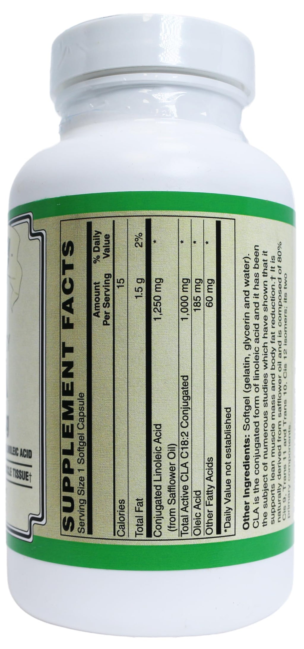 AlchePharma CLA 1,250mg Softgels - 90 Count - image 2