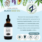 Zatural Black Seed Oil Nigella Sativa Cold Pressed Cumin Oil Digestion - image 3