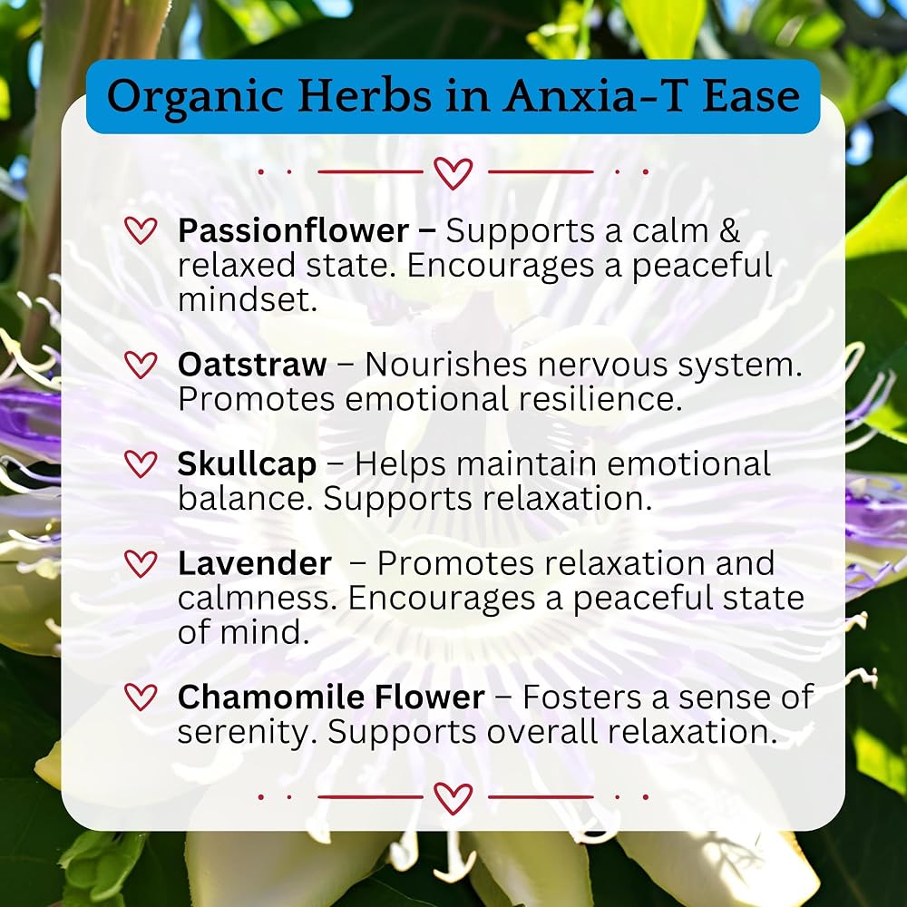 Herb Lore Anxia-T Ease Tincture Herbal Mood Support - 4 fl oz - image 3