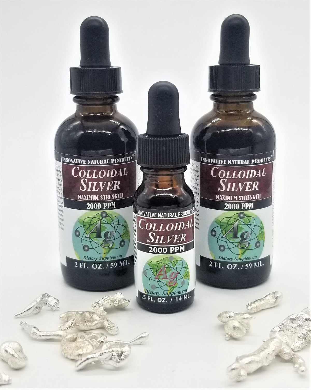 Innovative Natural Products Colloidal Silver 2000 PPM - 4.5 Fl Oz