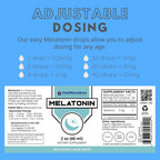 FWS Liquid Melatonin Drops for Sleep - 2 Fl Oz - image 6