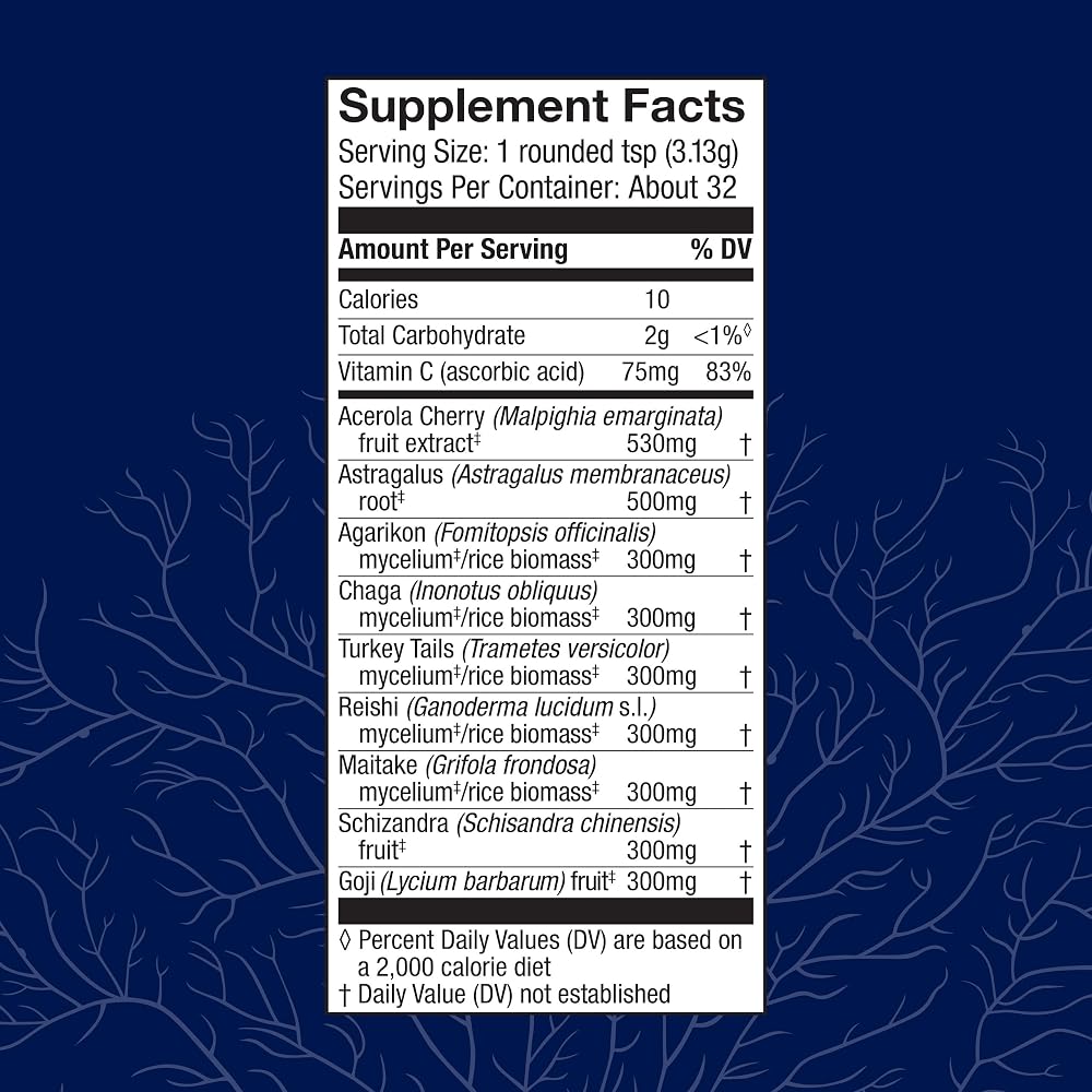 Host Defense MycoBotanicals Immune Powder - 3.5 oz - image 2