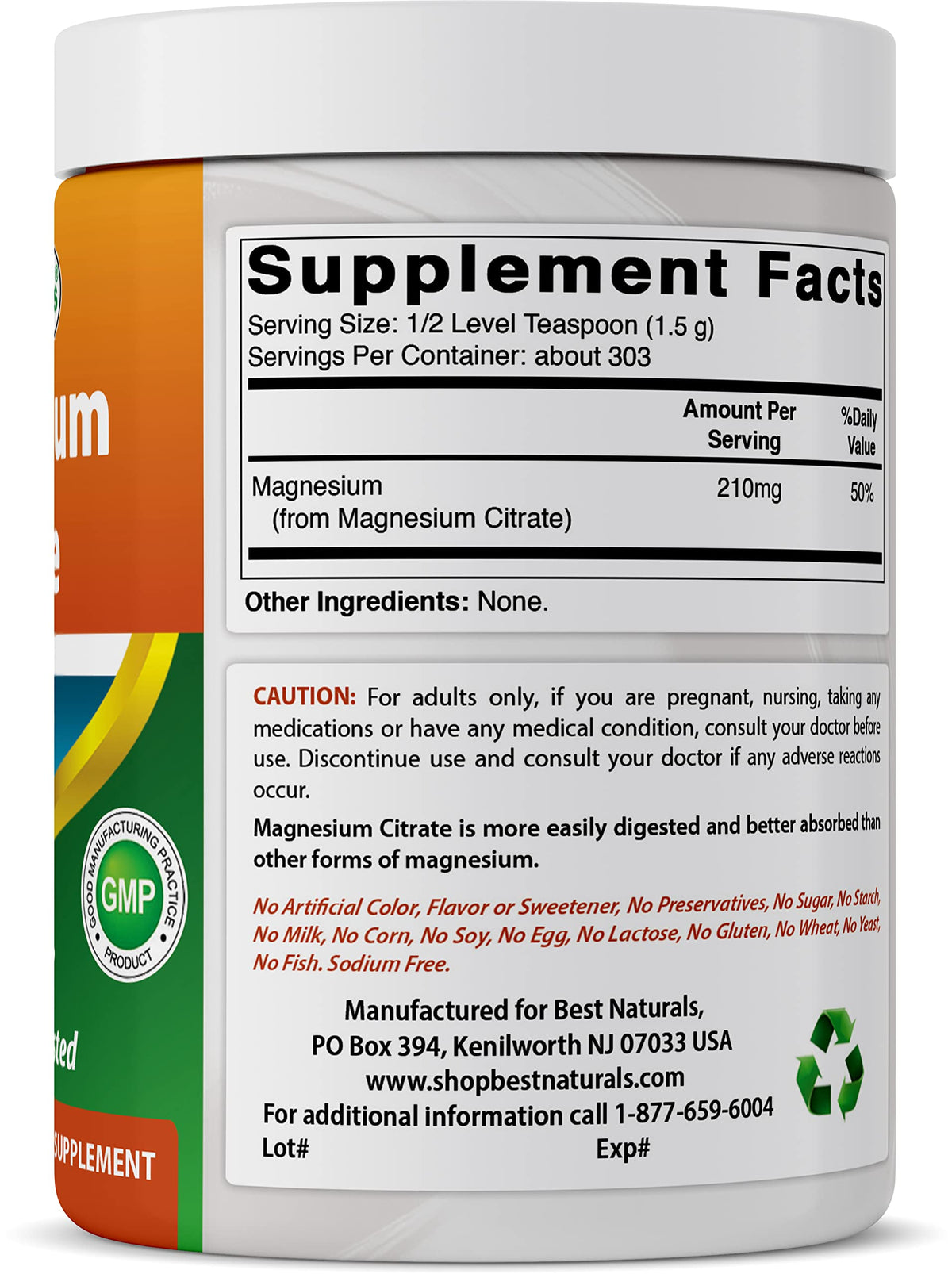 Best Naturals MINERAL_SUPPLEMENT