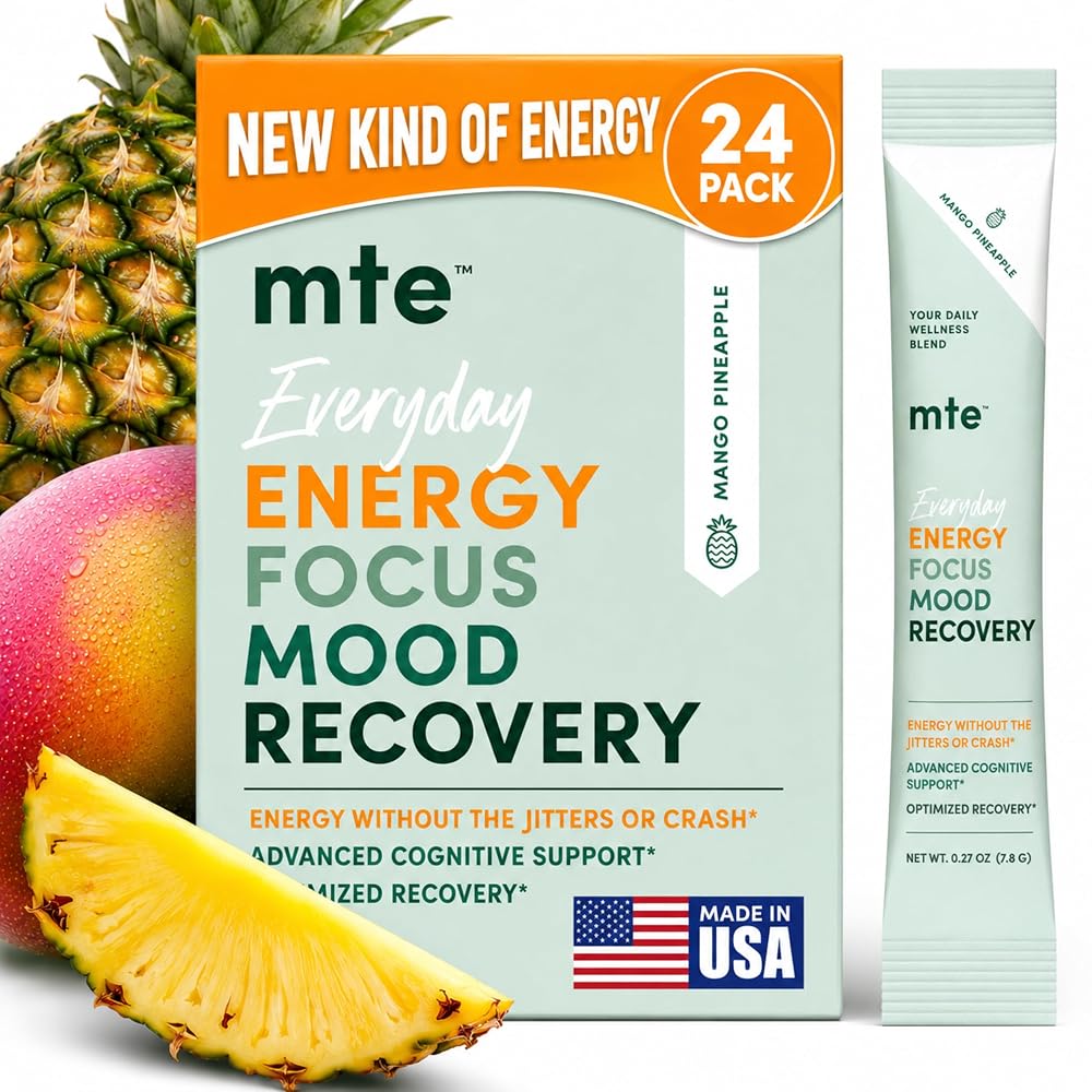 MTE Energy Drink Powder with Paraxanthine 24 Caffeine Free Energy