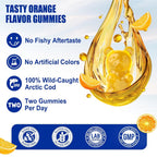 Nextdia Cod Liver Oil 1000mg Gummies with Vitamin A & D3 - 120 Count - image 6