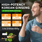 Auragin Authentic Korean Red Ginseng 6 Year Roots - 90 Tablets - image 3