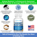 Kidney Restore Kidney Support Supplement - 60 Capsules - image 5