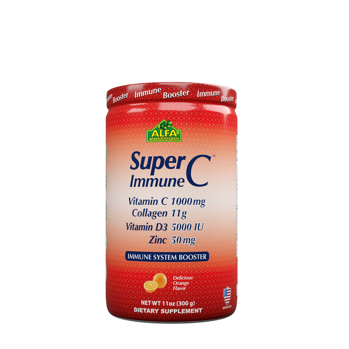 ALFA VITAMINS Super Immune C Powder Immune Support - 30 Servings