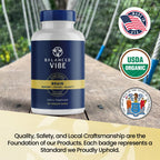 Balanced Vibe Brain Supplement 8 in 1 with Lion's Mane - 90 Capsules - image 5