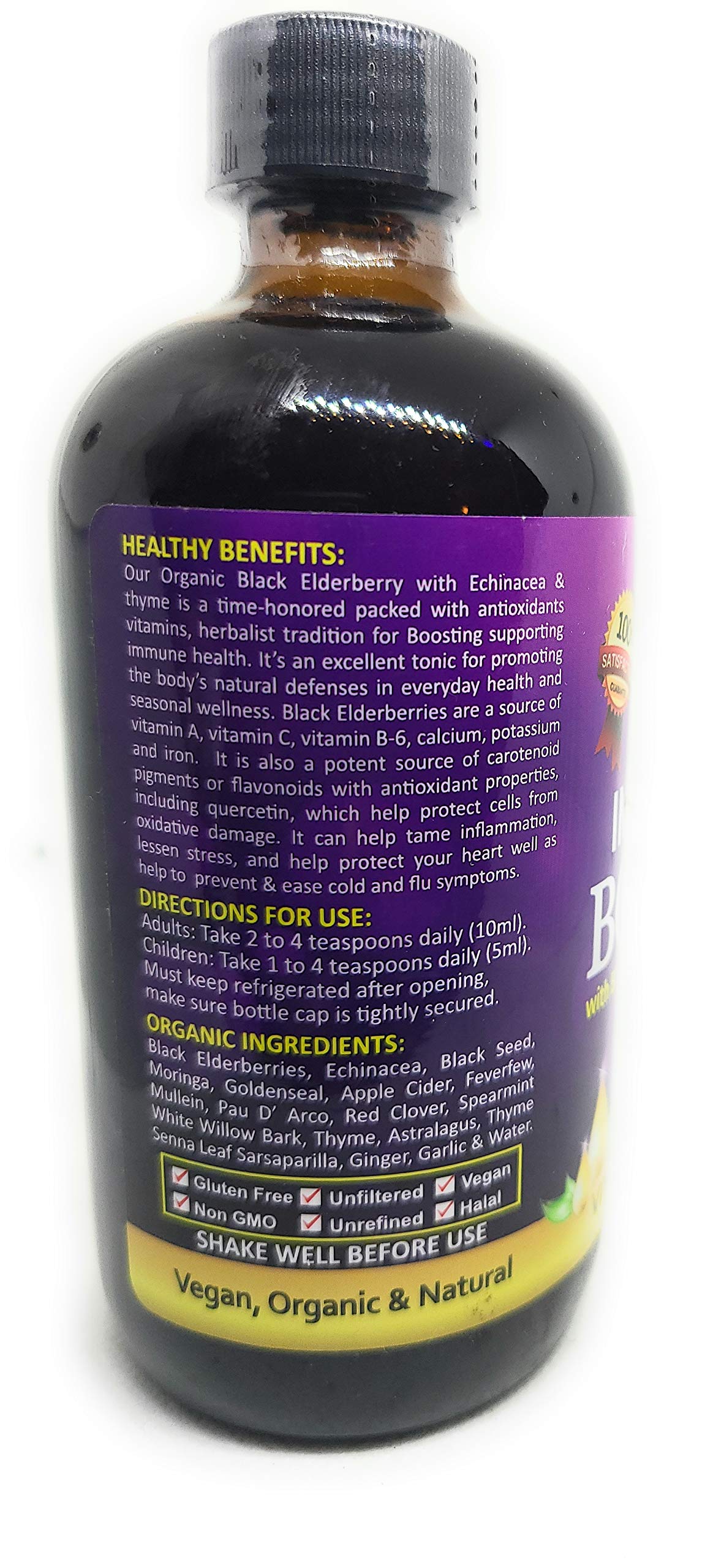 Essential Palace Organic Immunity Booster with Black Elderberry - 8 Fl Oz - image 3