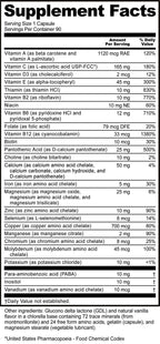 NutriBiotic Multi Vitamins & Minerals - 90 Capsules - image 4