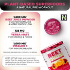 Nutrology Beet Active Pre Workout Powder Passion Fruit - 30 Servings - image 5