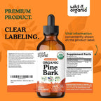 Wild & Organic Pine Bark Extract Drops Antioxidant Support - 4 fl oz - image 9