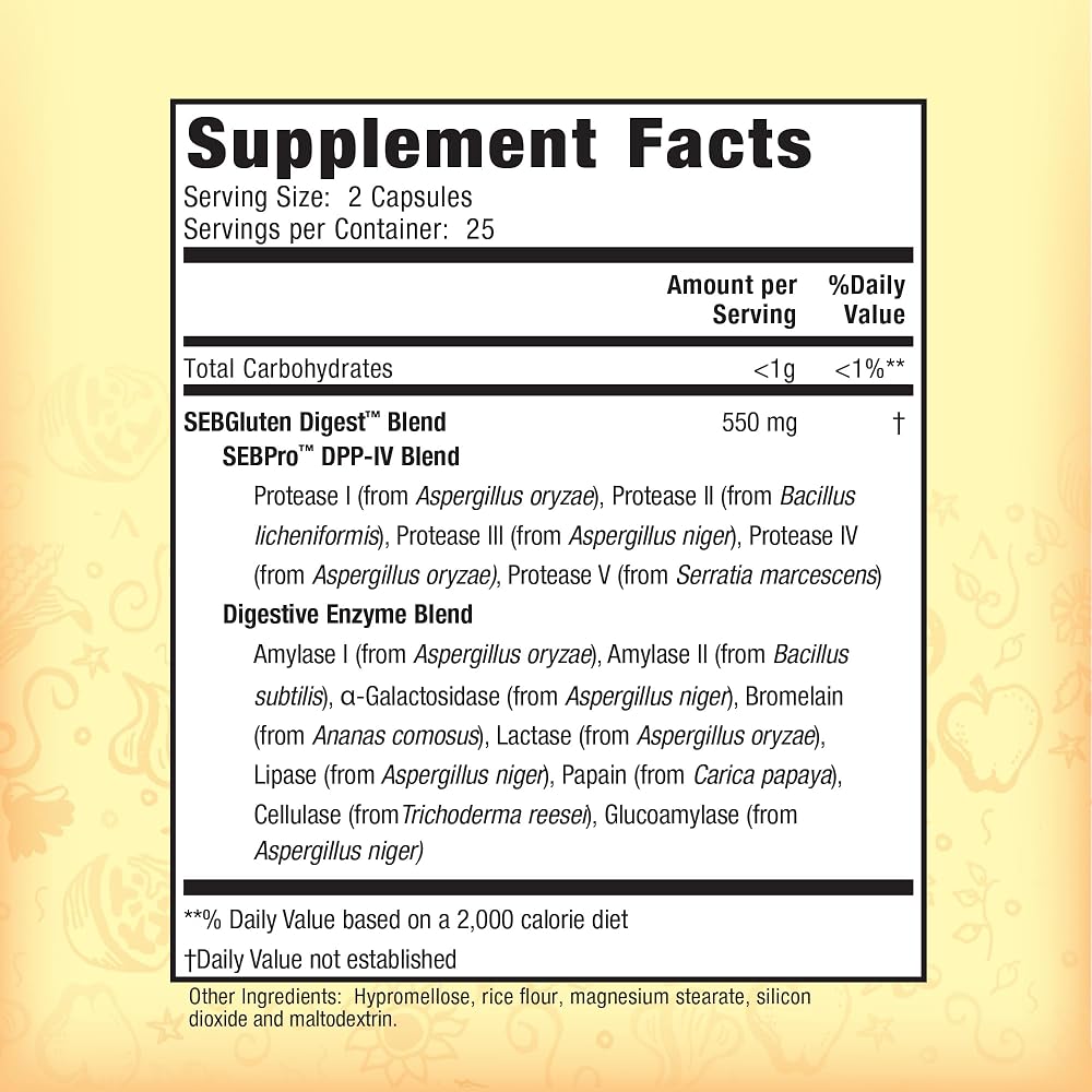 Nature's Secret Gluten & Dairy Digestive Aid Enzyme Support - 50 Capsules - image 2
