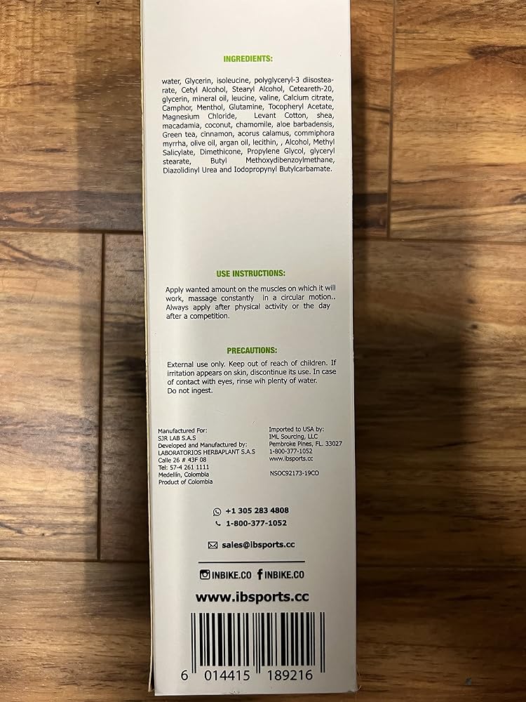 IB Performance KIT 5 INBIKE Creams for Muscle Prep - 200 Fl Oz - image 8