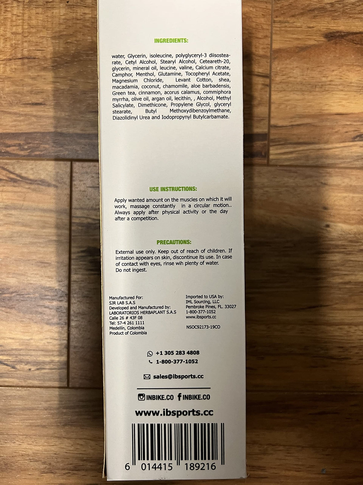 IB Performance KIT 5 INBIKE Creams for Muscle Prep - 200 Fl Oz - image 8