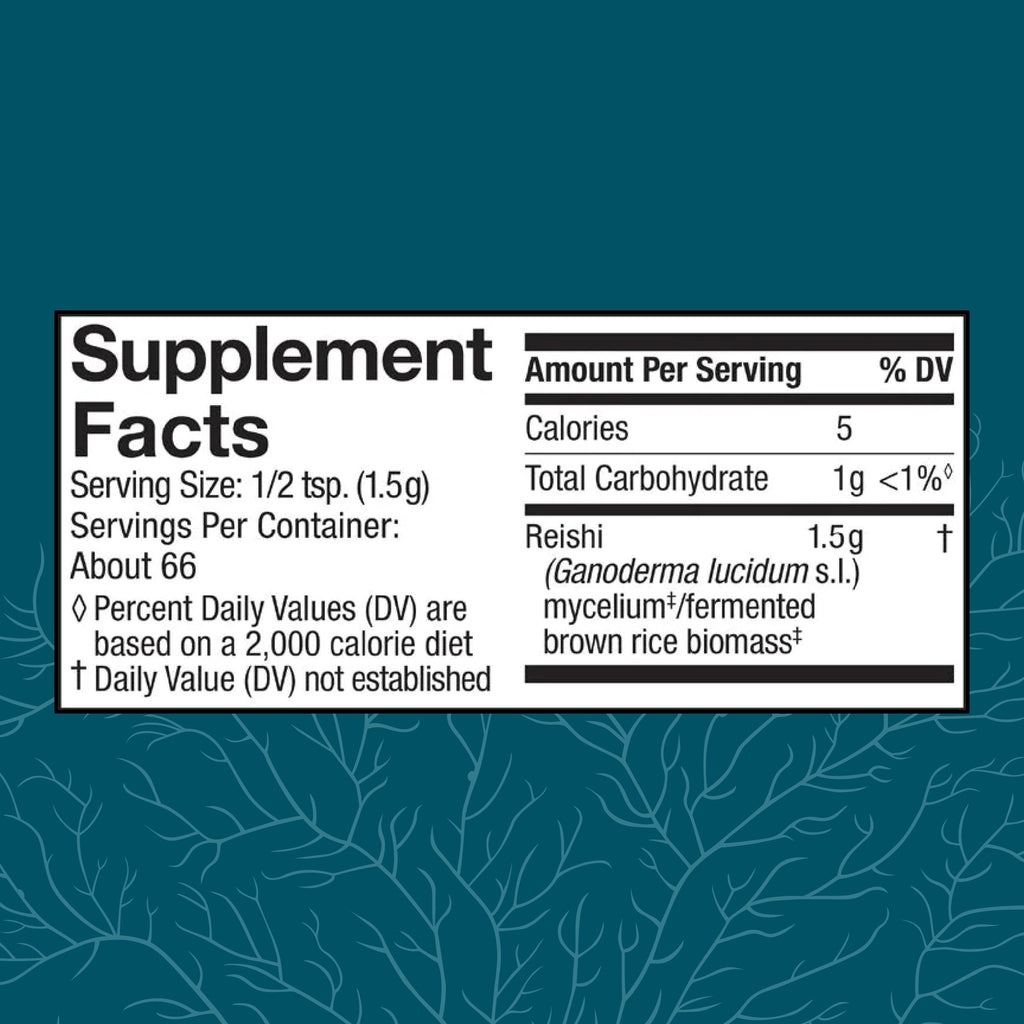 Host Defense Reishi Mushroom Powder for Energy & Immune Support - 3.5 oz - image 2
